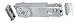 CRL CRL7270 Heavy-Duty 105 Hold Open Overhead Concealed Closer Body Only