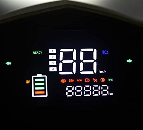 Image of CEEON INDIA Trueno E-Bike 60V /72V Lead acid Battery | Runs Approx. 100 km on one Charge | Non RTO | Single Disc Brake | Reverse Feature | Red (Battery - 72 Volt)