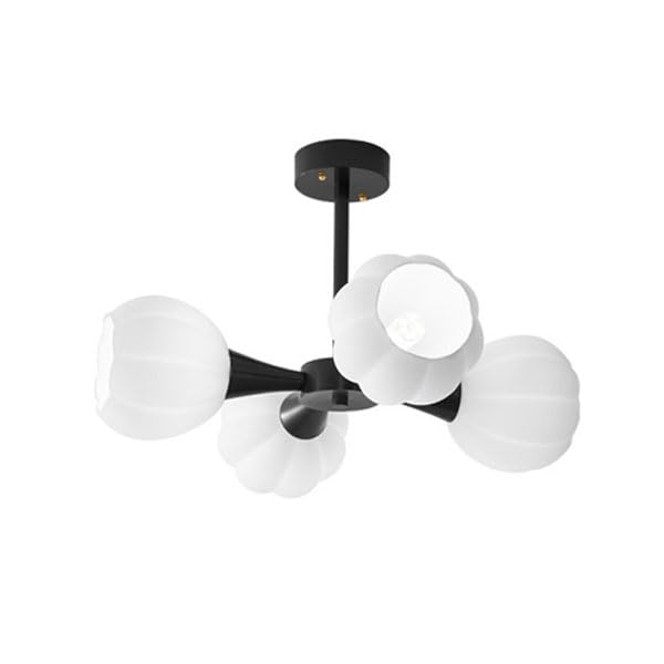 Lustre simple de style italien à 4 têtes pour illuminer votre chambre