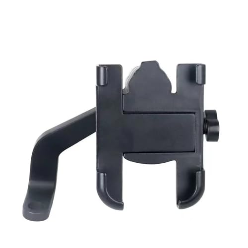 Support de téléphone pour moto et vélo en aluminium - Fixation rétroviseur stable