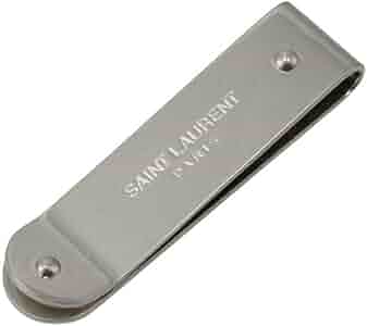SAINT LAURENT マネークリップ シルバー SAINT LAURENT - サンローラン パリ SAINT LAURENT PARIS 札入れ