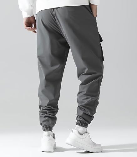 FTIMILD Men's Cargo Pants with Multiple Pockets Athletic Jogger Sweatpants Casual Hiking Pants2