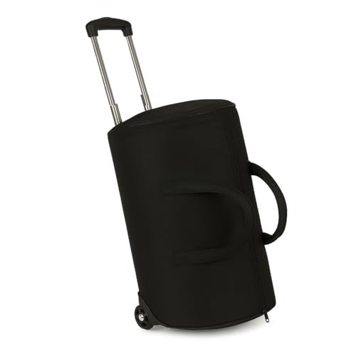 Image of FUOCO Trolly Convertible Duffle Garment Bag for Men Women Suit Carrier for Travel Blazer Carry overnighter Space Saving Duffle Bags, Multi-Functional Coat Pant Cover with Hanger (Black)