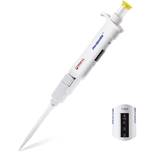 Micropipette haute précision de 1 à 5 ml pour éviter les erreurs de dosage