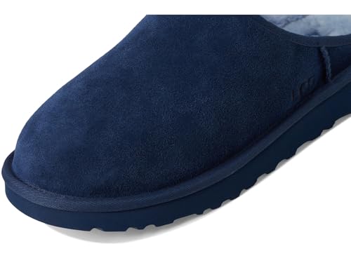 Image of UGG Men's Classic Slip On Slipper, Deep Ocean, 6