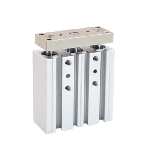 Vérin pneumatique haute précision TCL100 à triple guidage de qualité supérieure
