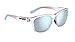 Tifosi Swank Sunglasses (Avant Clear/Smoke Bright Blue Mirror Lenses)