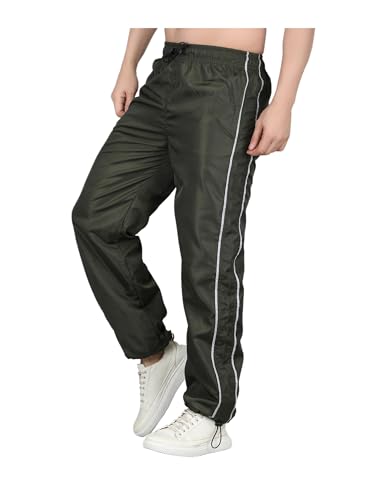 Image of Men's Water-Resistant Parachute Pants | Mens Bottom Wear | Cargo Pants for Men | Korean Pants for Man | Baggy Trackpants | Lightweight Multi-Pocket Utility Fit - Freedom to Move & All-Day Comfort