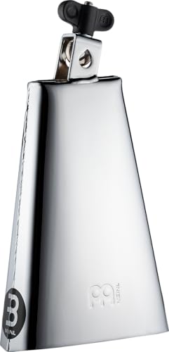Meinl Cowbell 8" Chrome : cloche de percussion chromée pour batterie et rythmes