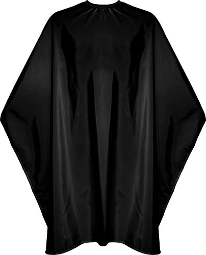 TSF Robe de coiffeur unisexe professionnelle pour coiffure, coupes et couleurs Noir