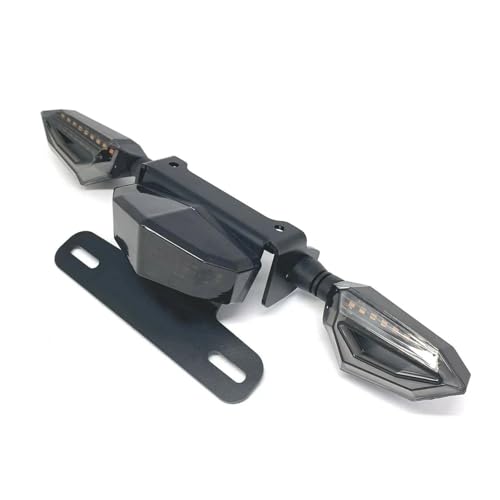 BTCTLPLMKK スズキ DRZ 400S 400E 400SM 用 バイク用ナンバープレートホルダー テールタイディ フェンダーエリミネーター バイク用 ナンバープレートステー(SKY BLUE)