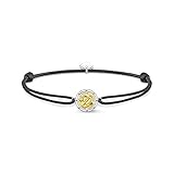 THOMAS SABO Sabo Unisex Armband Little Secret Glaube Liebe Hoffnung Gold 925er Sterlingsilber mit 750er Gelbgold-Vergoldung, Gr. 16cm-27cm, LS131-543-7-L22V