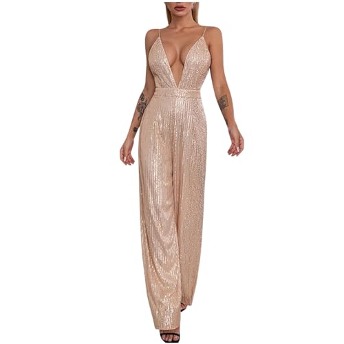 Womens Pants Coveralls Pants Unitard for Women Straight Leg Plain Long Leg Summer Fall Pants 2025