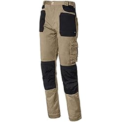 Pantalones Issa Line Stretch Starter - Pantalon 8730C Stretch Beig/Negro. M
