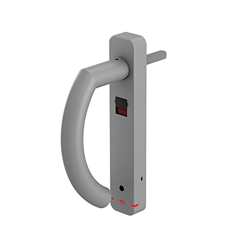 Preisvergleich Produktbild LOCKSTAR REAL Standard Edelstahloptik - Fenstersicherheitsgriff, Alarmgriff, Einbruchschutz und Sicherung für Fenster Sowie Balkon- und Terrassentüren.