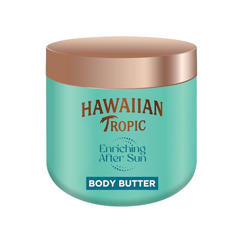Hawaiian Tropic | Enriching After Sun Body Butter – 250 ml, 12-Stunden-Feuchtigkeitspflege, mit Sheabutter, Kokosnussduft, vegan