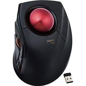 エレコム トラックボール DEFTPRO(人差し指操作タイプ)ブラック M-DPT1MRBK 1個 〈簡易梱包 エレコム トラックボール DEFTPRO(人差し指操作タイプ)ブラック M-DPT1MRBK 1個 〈簡易梱包