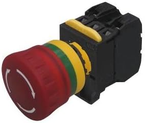 Multicomp Pro Emergency Stop Sw, Dpst-No, 120V, Screw - MCA20L-V4E20Q5R