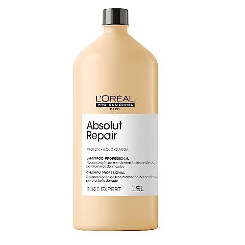 L'Oréal Absolut Repair Gold Quinoa 1500ml: Shampoo Profissional L'Oréal Absolut Repair Gold Quinoa 1500ml: Shampoo Profissional