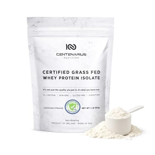 Centenarius Nutrition Grass Fed Whey Protein Powder