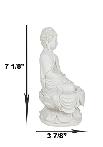 Estatua Buddha Amitabha Meditando 7.25 pulg miniatura 2