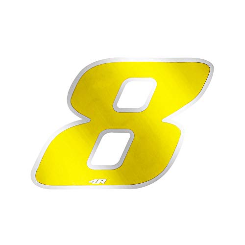 Image of Quattroerre Racing Number 8 Anodized Mini, Yellow