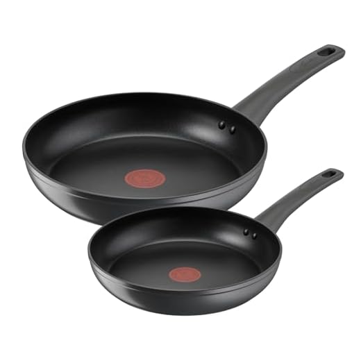 Lagostina Edera, Set di 2 Padelle Antiaderenti 24/28 cm con Rivestimento in Titanio per Cottura senza Grassi, Compatibile con Piano Cottura a Gas, Tecnologia Thermo-signal