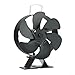 Imagen de ventilador de chimenea sin alimentación de funcionamiento silencioso con seis cuchillas de alto rendimiento