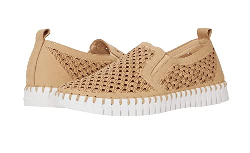Image of Ilse Jacobsen HORNBAEK Women's Tulip Slip-On Flat | Elastic Side Panels | Lightweight Flexible Comfort.