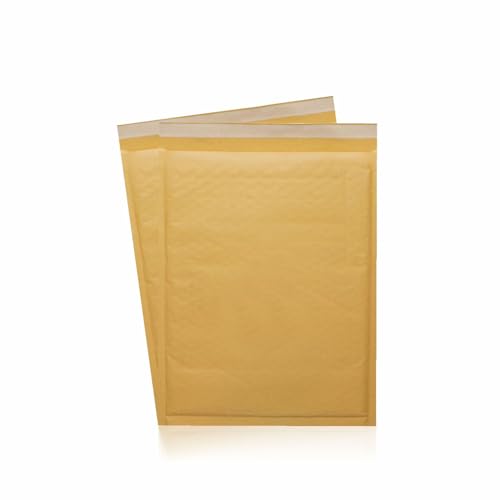 Padded Bubble Envelopes Peel and Seal Protective Postal Mailers Tear-Resistant Packaging Shipping Self-Adhesive Pack of 2 F Size (220X340MM)