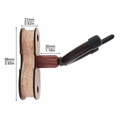 VUBLY Support mural amovible en bois de rose pour violon professionnel avec support pour archet pour la maison et le… - Les Beatles, Paul McCartney, John Lennon, RIngo Starr, George Harrison VUBLY Support mural amovible en bois de rose pour violon professionnel avec support pour archet pour la maison et le… – Image 4
