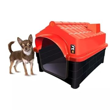 MY PET BRASIL Mecpet Casa Cachorro Home Class Nº1 Vermelha Vermelho Pequeno