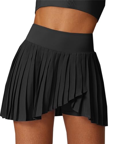Amazon.com: Tennis Skirts for Women Asymmetrical Slit