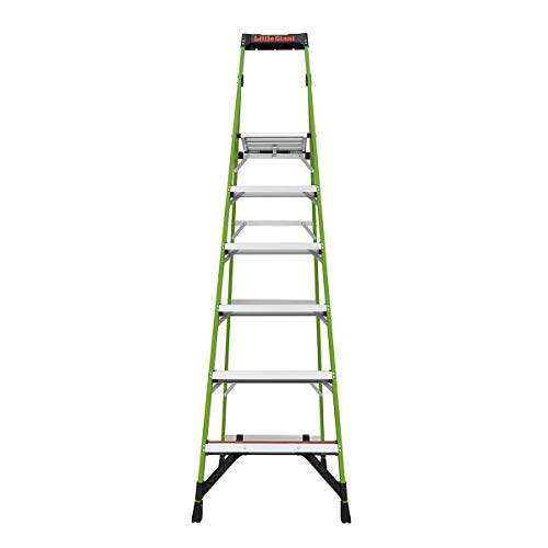 Little Giant Ladders, MightyLite, 8 foot, Stepladder, Fiberglass, Type 1A, 300 lbs weight rating, (15368-001)