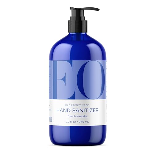 EO Hand Sanitizer Gel, 32 Ounce (Pack of 1), French...