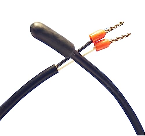 LuxHeat Temperature Floor Sensor for Radiant Under Floor Heating. NTC 10kohm 15ft Probe, Suitable for Most Heating Installations. Compatible with Most Brands, Honeywell Aube Ditra NuHeat and More