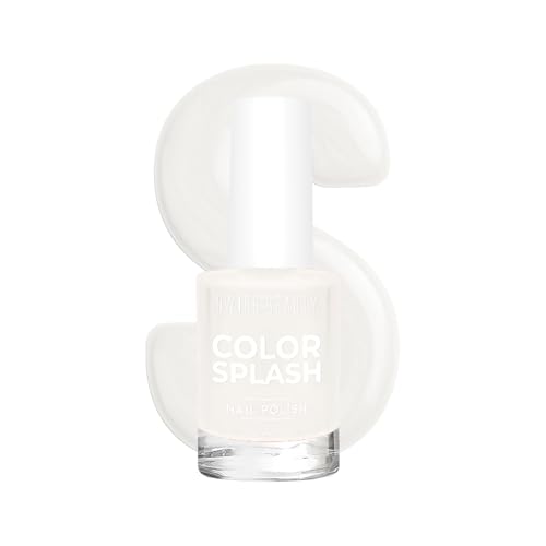 Image of Swiss Beauty Color Splash Nail Polish - Long-Lasting, Glossy - 11 ML, Coconut Cream