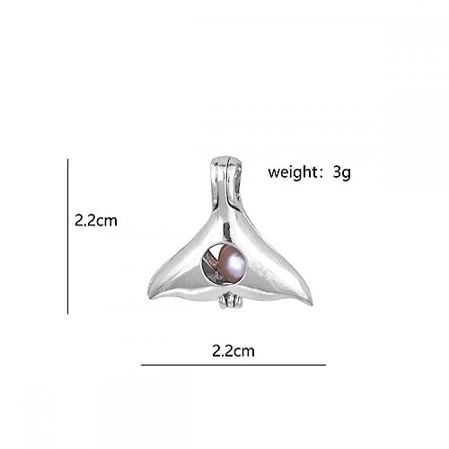 kiss me Wish Cultured Pearl Necklace, Love Wish Kit, Necklace Cage Locket in Oyster Set, 16.9", "Surprise Gift For Wife, Girlfriend, Mother