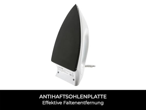 Corby Sherwood Trockenbügeleisen, 1200 W, Weiß, EU-Stecker – Bild 5