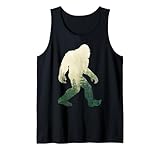 bigfoot figure sasquatch yeti nature doppia esposizione canotta