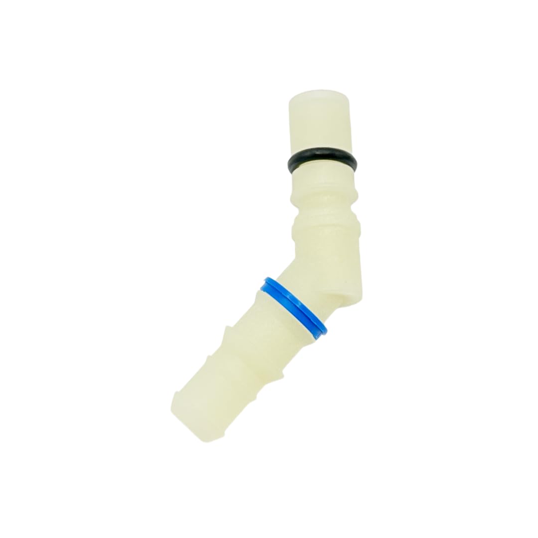 Coverandcarry Blue Ridged Connector To Connect Reich Hose Onto Tap Base (Blue) With O Ring F102