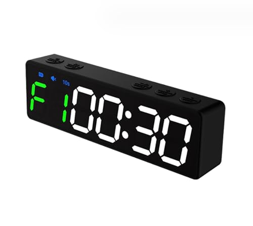 Cronómetro digital McbeAn con LED, reloj electrónico para deportes, 8 modos de fitness, diseño magnético trasero, batería de gran capacidad de 1500 mAh, compacto y portátil para entrenamiento en gimnasio en casa miniatura 1