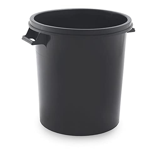 CUBO DE BASURA 50L CON ASAS, SIN TAPA, IDEAL PARA ESPACIOS COMUNITARIOS