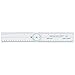 Learning Resources SAFE-T Angle Ruler, 12-Inch/30-Cm, Shatter-Resistant, Transparent, Plastic, Grades 3+, Ages 8+