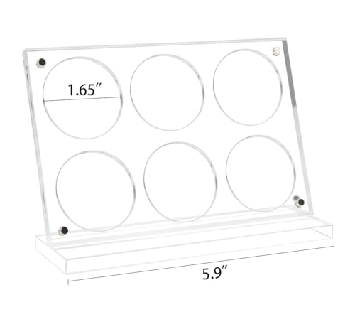 Poker Chip Display Case Casino Chip Stand Holder Clear Acrylic Box Collection Military Coin UV Protection