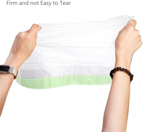 Tebery 100 Pack Portable Potty Chair Liners with Drawstring, Potty Bags Liners Disposable for Baby Toilet Potty Training Seat - 2