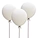 Produktbild Riesen Luftballons XXL in Weiß - Grösse Pro Ballon ca. 80-90cm - Inhalt 3 Stück