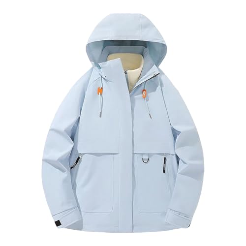 Veste respirante et imperméable avec capuche ajustable pour l'outdoor