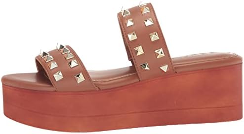 Madden Girl Women's Everett Heeled Sandal, Dark Tan, 7.5 | Image 7