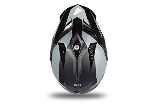 He180 ufo casco aries cross motocross enduro nero